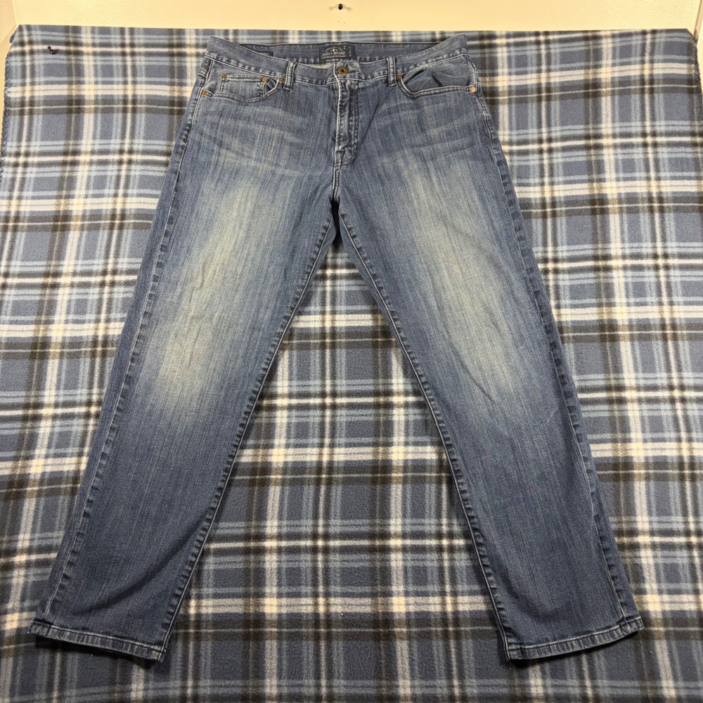 Lucky Brand 221 Original Straight Mens Jeans 38x32 Medium Wash 7MP10024